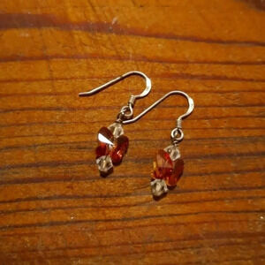 925 butterfly  earrings